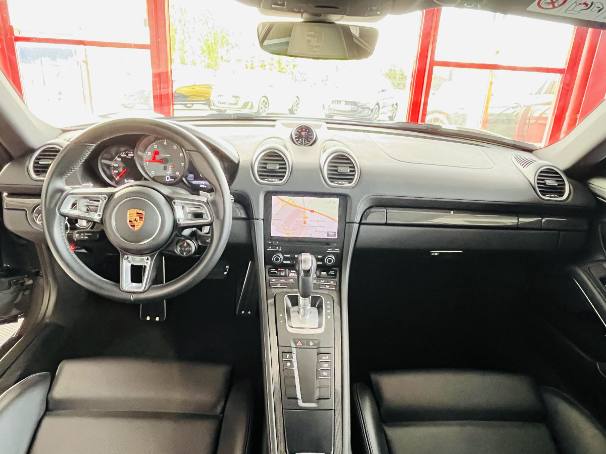 PORSCHE CAYMAN 718 S COUPE 2,5 TURBO 350 PDK GPS CAMERA REGULATEUR PASM PDLS  HIFI BOSE APPLE CARPLAY SIEGES SPORT PACK  SPORT DESIGN PACK CHRONO SPORT PACK CARBON ECHAPPEMENT SPORT JANTES 20