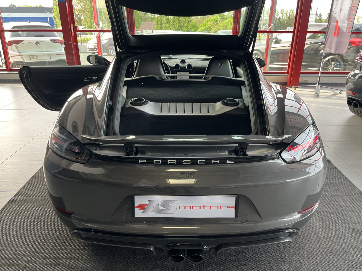 PORSCHE CAYMAN 718 S COUPE 2,5 TURBO 350 PDK GPS CAMERA REGULATEUR PASM PDLS  HIFI BOSE APPLE CARPLAY SIEGES SPORT PACK  SPORT DESIGN PACK CHRONO SPORT PACK CARBON ECHAPPEMENT SPORT JANTES 20