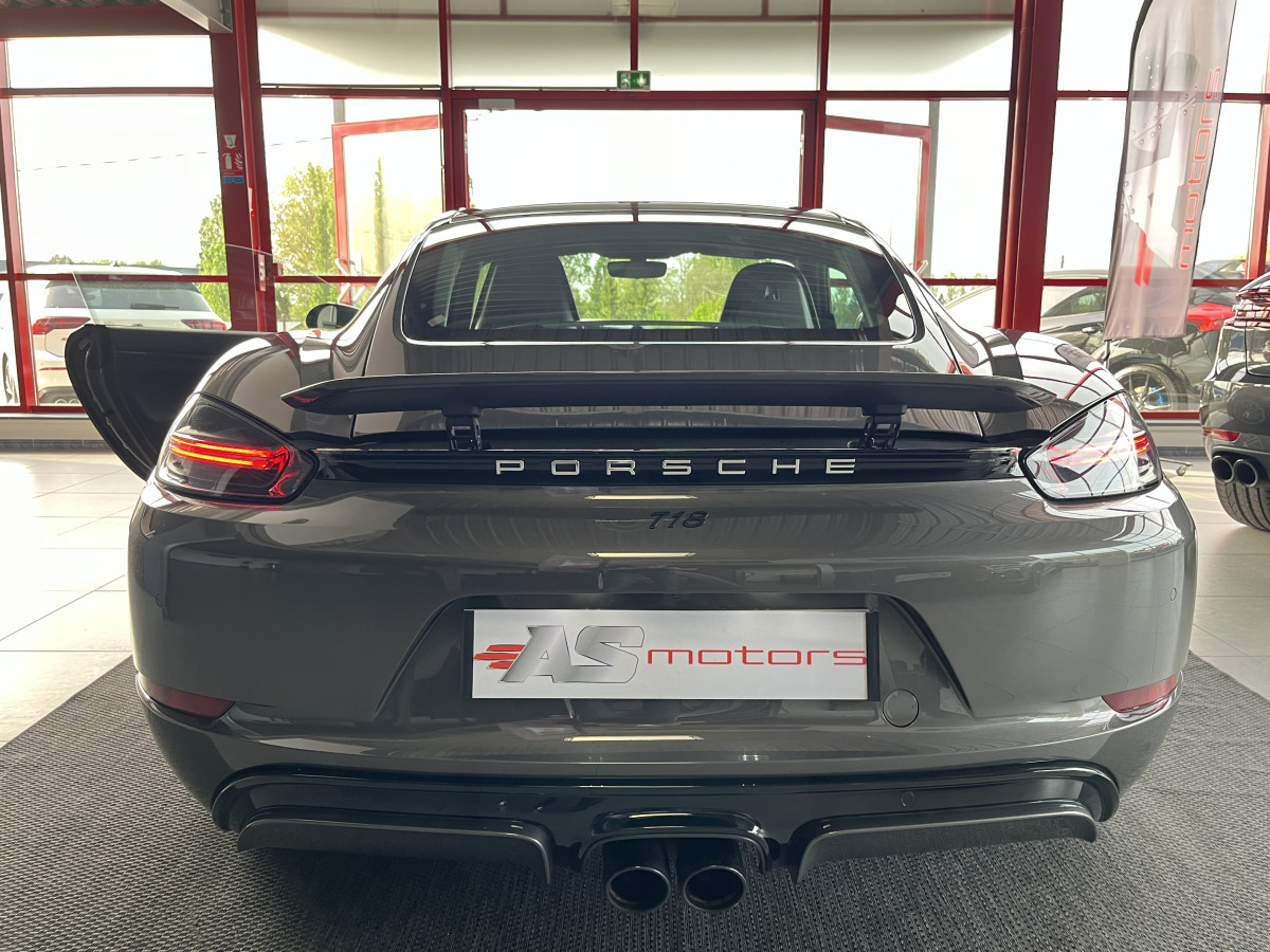 PORSCHE CAYMAN 718 S COUPE 2,5 TURBO 350 PDK GPS CAMERA REGULATEUR PASM PDLS  HIFI BOSE APPLE CARPLAY SIEGES SPORT PACK  SPORT DESIGN PACK CHRONO SPORT PACK CARBON ECHAPPEMENT SPORT JANTES 20