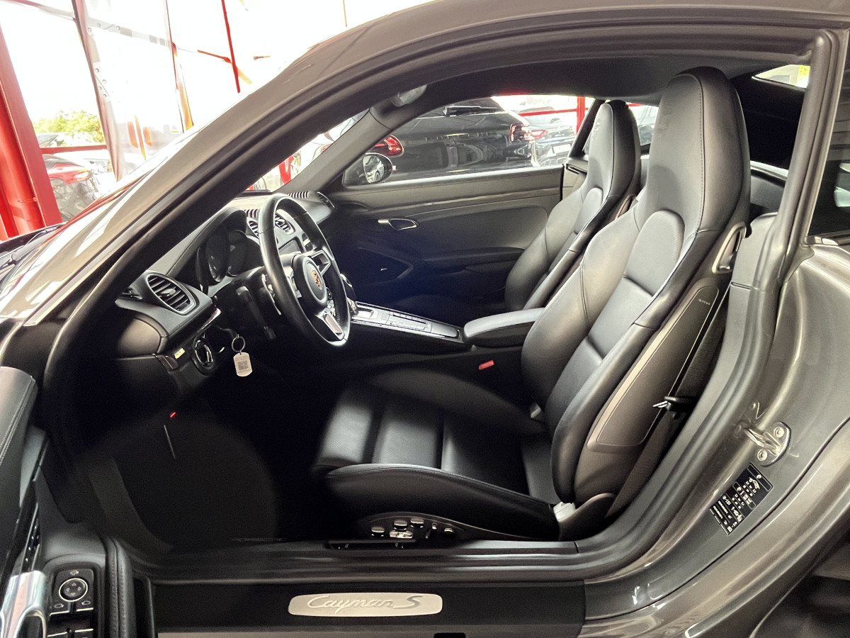 PORSCHE CAYMAN 718 S COUPE 2,5 TURBO 350 PDK GPS CAMERA REGULATEUR PASM PDLS  HIFI BOSE APPLE CARPLAY SIEGES SPORT PACK  SPORT DESIGN PACK CHRONO SPORT PACK CARBON ECHAPPEMENT SPORT JANTES 20
