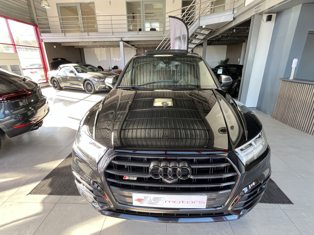 AUDI SQ5 3,0 TDI V6 347 BVA8 QUATTRO TOIT PANORAMIQUE OUVRANT  ATTELAGE ELECTRIQUE GPS  CAMERA 360  KEYLESS APPLE CARPLAY SUSPENSION PNEUMATIQUE REGULATEUR LIMITEUR  PHARES MATRIX  LED PARK PILOT  DRIVE SELECT JANTE 21 EXCELLENT ETAT