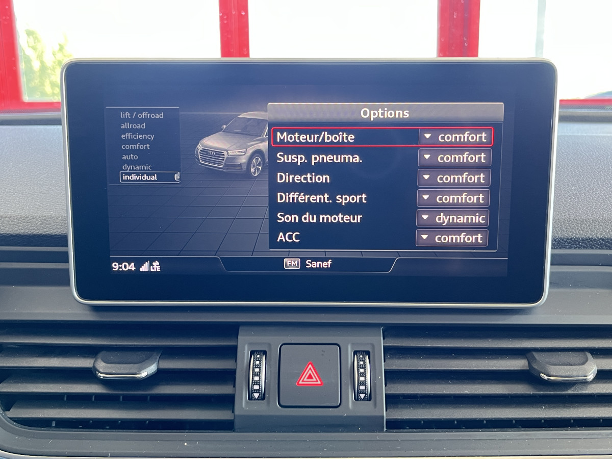 AUDI SQ5 3,0 TDI V6 347 BVA8 QUATTRO TOIT PANORAMIQUE OUVRANT  ATTELAGE ELECTRIQUE GPS  CAMERA 360  KEYLESS APPLE CARPLAY SUSPENSION PNEUMATIQUE REGULATEUR LIMITEUR  PHARES MATRIX  LED PARK PILOT  DRIVE SELECT JANTE 21 EXCELLENT ETAT