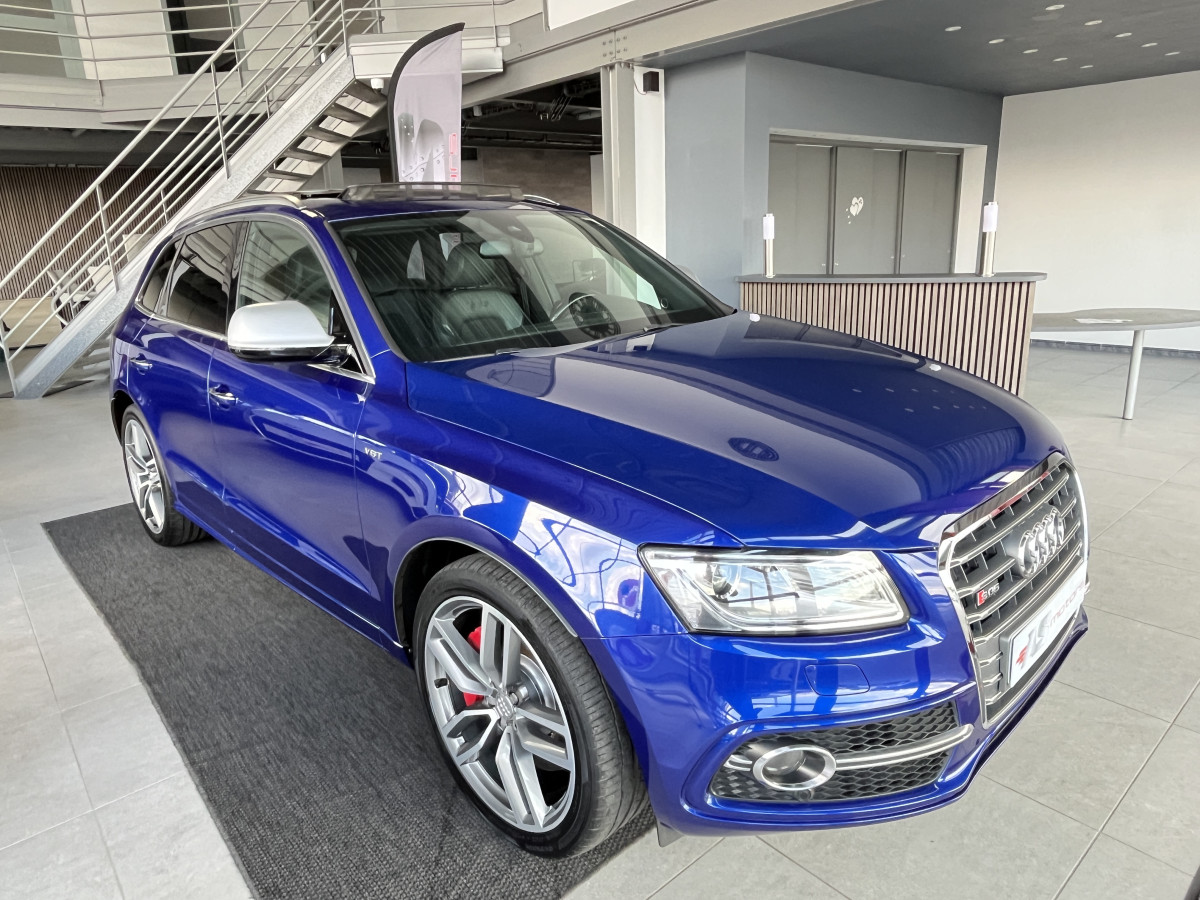 AUDI SQ5 3,0  TDI V6 313 BVA8 QUATTRO TOIT PANORAMIQUE OUVRANT ATTELAGE  GPS CAMERA HIFI B&O KEYLESS  BI-XENON  PARK PILOT PACK CARBON  REGULATEUR  DRIVE SELECT JANTE 21  EXCELLENT ETAT
