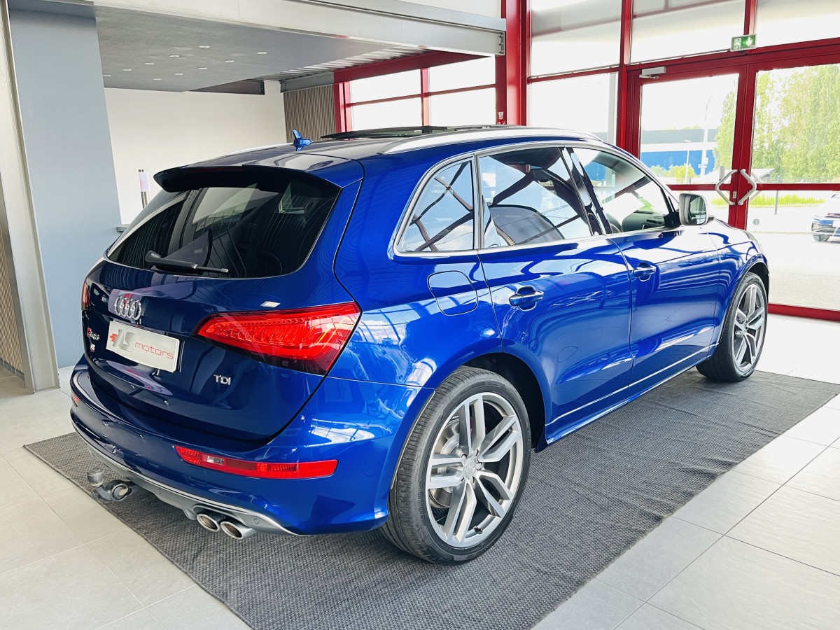 AUDI SQ5 3,0  TDI V6 313 BVA8 QUATTRO TOIT PANORAMIQUE OUVRANT ATTELAGE  GPS CAMERA HIFI B&O KEYLESS  BI-XENON  PARK PILOT PACK CARBON  REGULATEUR  DRIVE SELECT JANTE 21  EXCELLENT ETAT