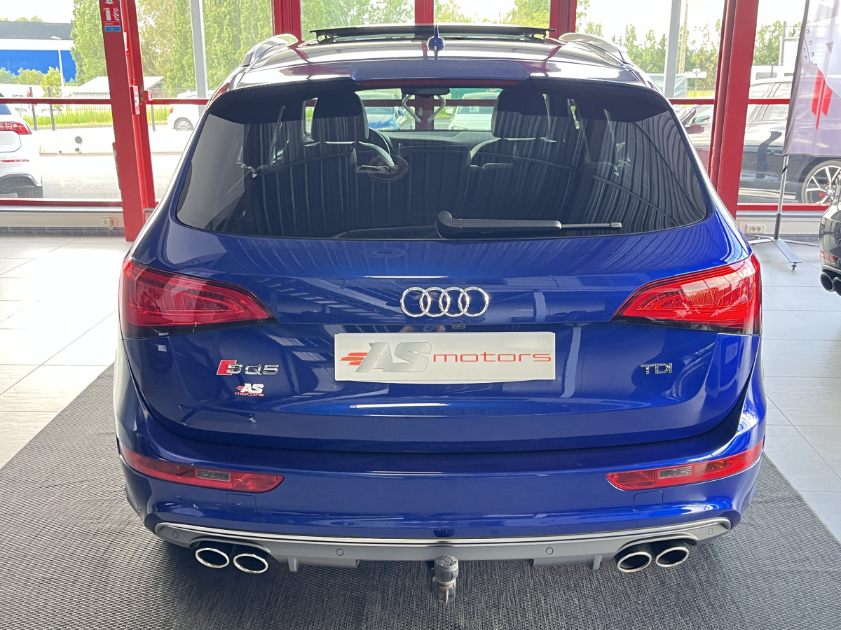 AUDI SQ5 3,0  TDI V6 313 BVA8 QUATTRO TOIT PANORAMIQUE OUVRANT ATTELAGE  GPS CAMERA HIFI B&O KEYLESS  BI-XENON  PARK PILOT PACK CARBON  REGULATEUR  DRIVE SELECT JANTE 21  EXCELLENT ETAT
