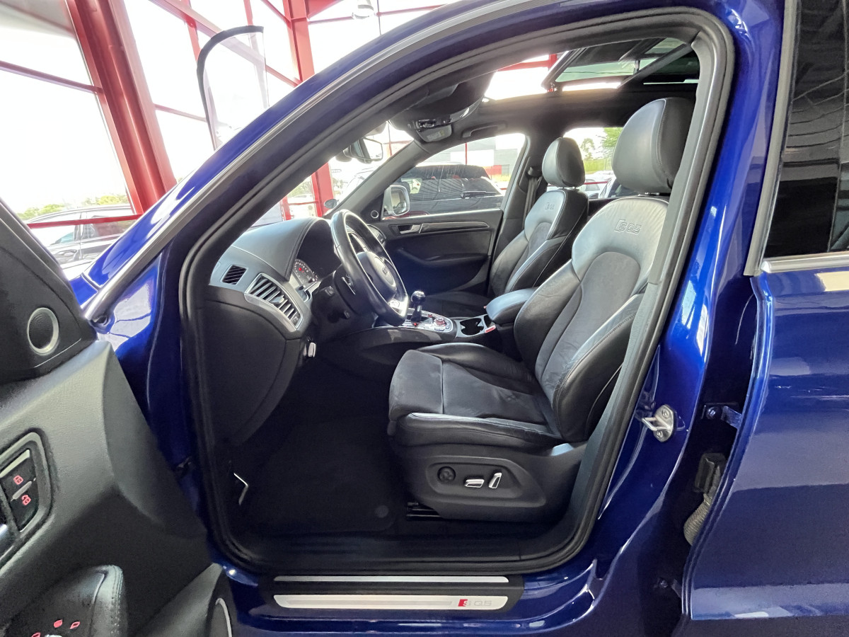 AUDI SQ5 3,0  TDI V6 313 BVA8 QUATTRO TOIT PANORAMIQUE OUVRANT ATTELAGE  GPS CAMERA HIFI B&O KEYLESS  BI-XENON  PARK PILOT PACK CARBON  REGULATEUR  DRIVE SELECT JANTE 21  EXCELLENT ETAT