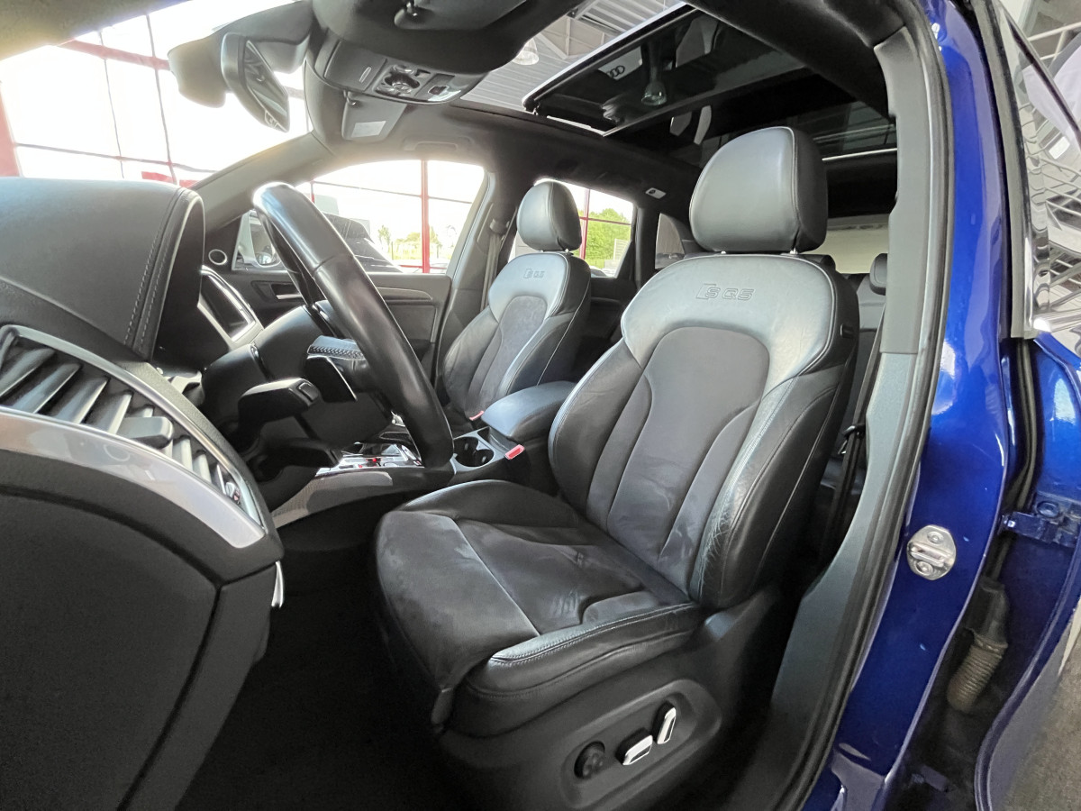 AUDI SQ5 3,0  TDI V6 313 BVA8 QUATTRO TOIT PANORAMIQUE OUVRANT ATTELAGE  GPS CAMERA HIFI B&O KEYLESS  BI-XENON  PARK PILOT PACK CARBON  REGULATEUR  DRIVE SELECT JANTE 21  EXCELLENT ETAT