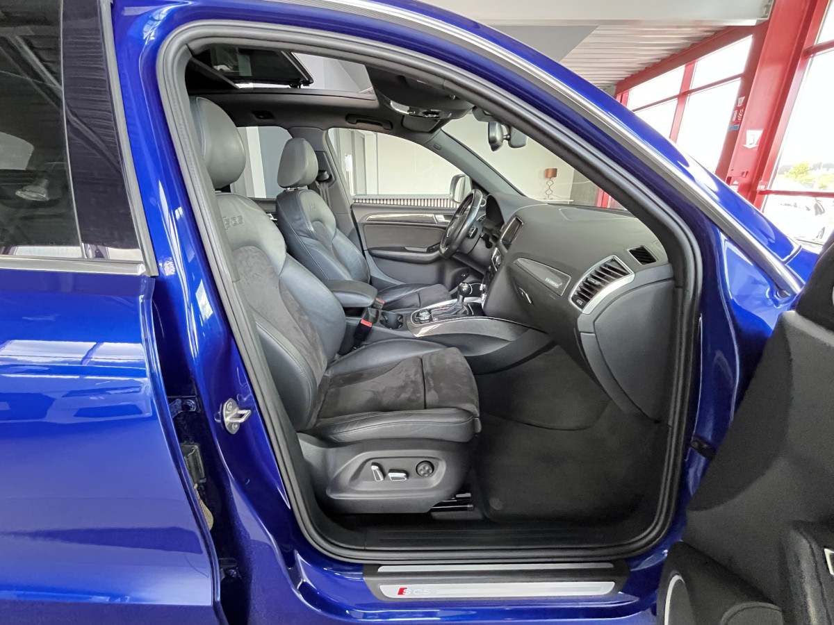 AUDI SQ5 3,0  TDI V6 313 BVA8 QUATTRO TOIT PANORAMIQUE OUVRANT ATTELAGE  GPS CAMERA HIFI B&O KEYLESS  BI-XENON  PARK PILOT PACK CARBON  REGULATEUR  DRIVE SELECT JANTE 21  EXCELLENT ETAT