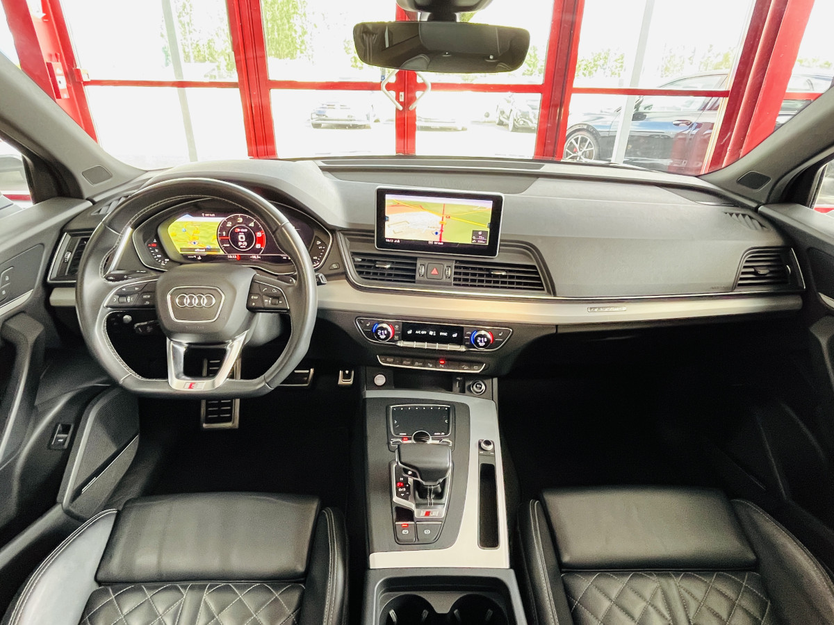 AUDI SQ5 3,0 TDI V6 347 BVA8 QUATTRO TOIT PANORAMIQUE OUVRANT  ATTELAGE ELECTRIQUE GPS  CAMERA 360 ACC DCC HIFI B&O KEYLESS REGULATEUR LIMITEUR  PHARES MATRIX  LED  PARK PILOT FULL CUIR  DRIVE SELECT JANTE 21 AFFICHAGE TETE HAUTE  EXCELLENT ETAT