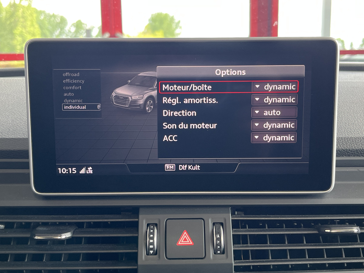 AUDI SQ5 3,0 TDI V6 347 BVA8 QUATTRO TOIT PANORAMIQUE OUVRANT  ATTELAGE ELECTRIQUE GPS  CAMERA 360 ACC DCC HIFI B&O KEYLESS REGULATEUR LIMITEUR  PHARES MATRIX  LED  PARK PILOT FULL CUIR  DRIVE SELECT JANTE 21 AFFICHAGE TETE HAUTE  EXCELLENT ETAT