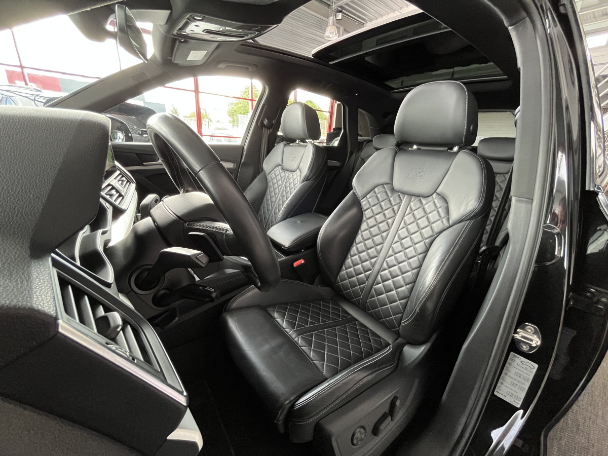 AUDI SQ5 3,0 TDI V6 347 BVA8 QUATTRO TOIT PANORAMIQUE OUVRANT  ATTELAGE ELECTRIQUE GPS  CAMERA 360 ACC DCC HIFI B&O KEYLESS REGULATEUR LIMITEUR  PHARES MATRIX  LED  PARK PILOT FULL CUIR  DRIVE SELECT JANTE 21 AFFICHAGE TETE HAUTE  EXCELLENT ETAT
