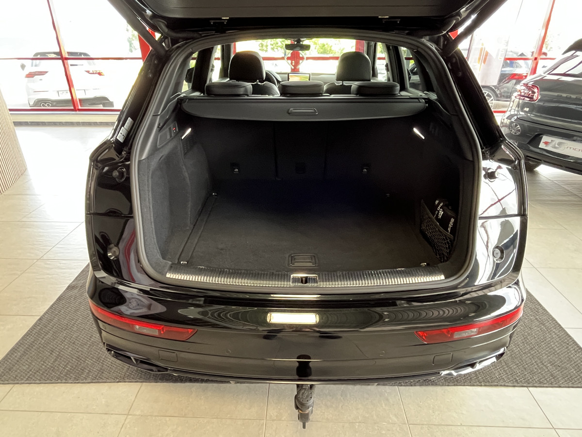 AUDI SQ5 3,0 TDI V6 347 BVA8 QUATTRO TOIT PANORAMIQUE OUVRANT  ATTELAGE ELECTRIQUE GPS  CAMERA 360 ACC DCC HIFI B&O KEYLESS REGULATEUR LIMITEUR  PHARES MATRIX  LED  PARK PILOT FULL CUIR  DRIVE SELECT JANTE 21 AFFICHAGE TETE HAUTE  EXCELLENT ETAT