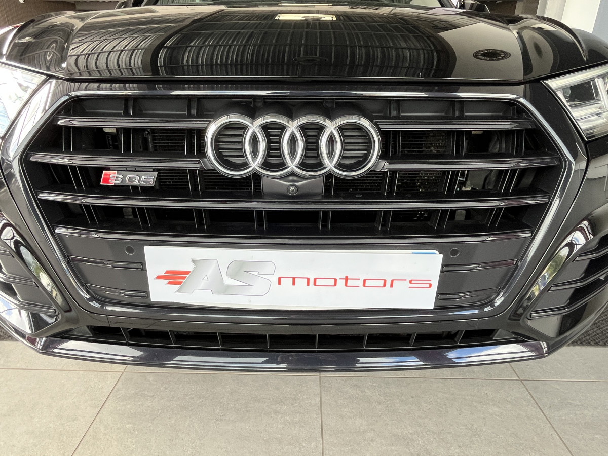 AUDI SQ5 3,0 TDI V6 347 BVA8 QUATTRO TOIT PANORAMIQUE OUVRANT  ATTELAGE ELECTRIQUE GPS  CAMERA 360 ACC DCC HIFI B&O KEYLESS REGULATEUR LIMITEUR  PHARES MATRIX  LED  PARK PILOT FULL CUIR  DRIVE SELECT JANTE 21 AFFICHAGE TETE HAUTE  EXCELLENT ETAT