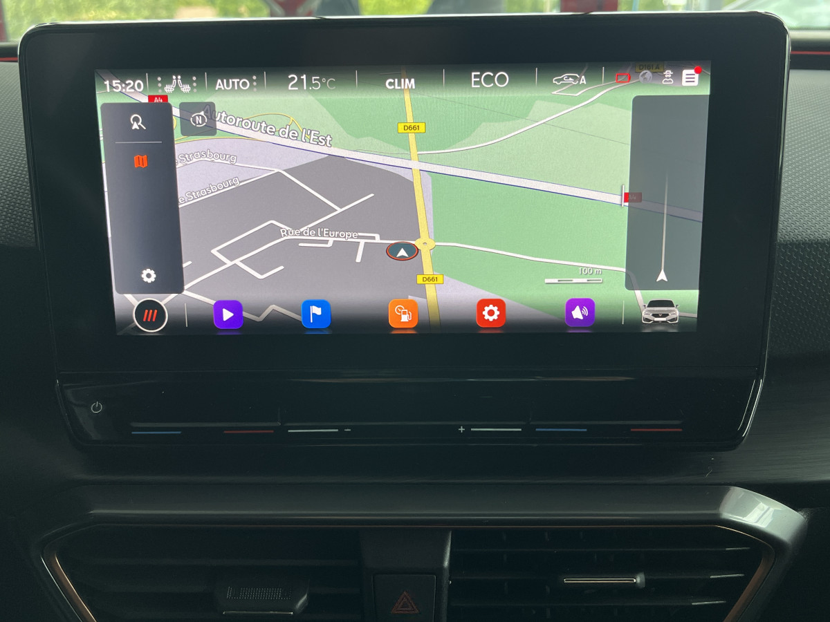 CUPRA LEON 1,4 E-HYBRID 245 DSG6 GPS CAMERA APPLE CARPLAY KEYLESS FULL LED VIRTUAL COCKPIT PARK PILOT DRIVE PROFILE REGULATEUR LIMITEUR EXCELLENT ETAT