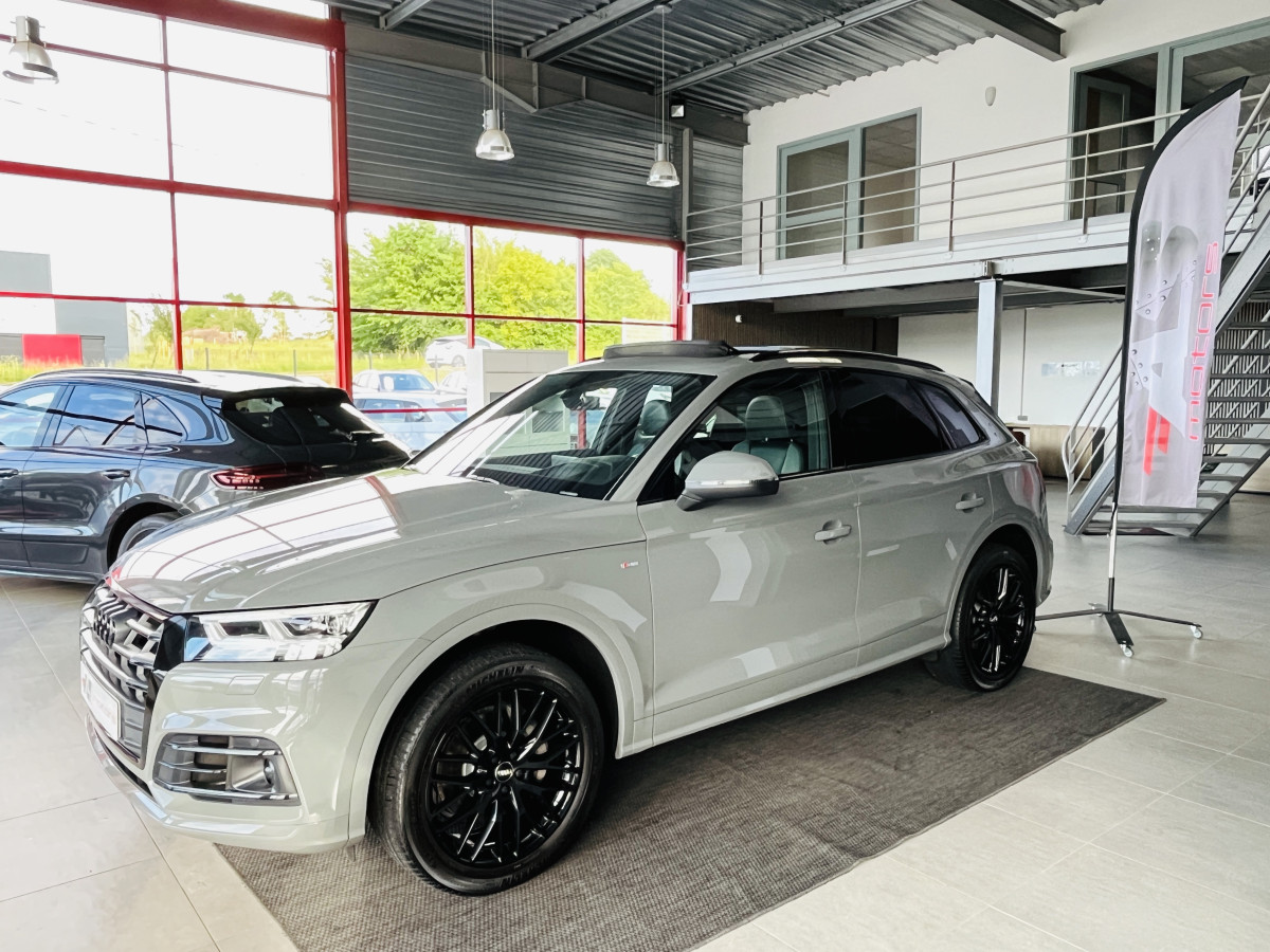 AUDI Q5 50 TDI 3,0 V6 286 BVA QUATTRO  TOIT PANORAMIQUE HIFI B&O VIRTUAL COCKPIT  KEYLESS CARPLAY GPS CAMERA MATRIX LED  REGULATEUR LIMITEUR PARK PILOT AFFICHAGE TETE HAUTE JANTES 20 EXCELLENT ETAT