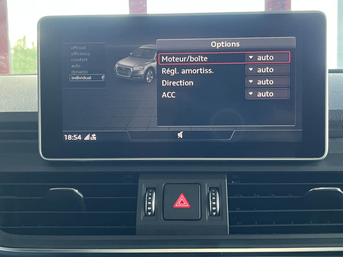 AUDI Q5 50 TDI 3,0 V6 286 BVA QUATTRO  TOIT PANORAMIQUE HIFI B&O VIRTUAL COCKPIT  KEYLESS CARPLAY GPS CAMERA MATRIX LED  REGULATEUR LIMITEUR PARK PILOT AFFICHAGE TETE HAUTE JANTES 20 EXCELLENT ETAT