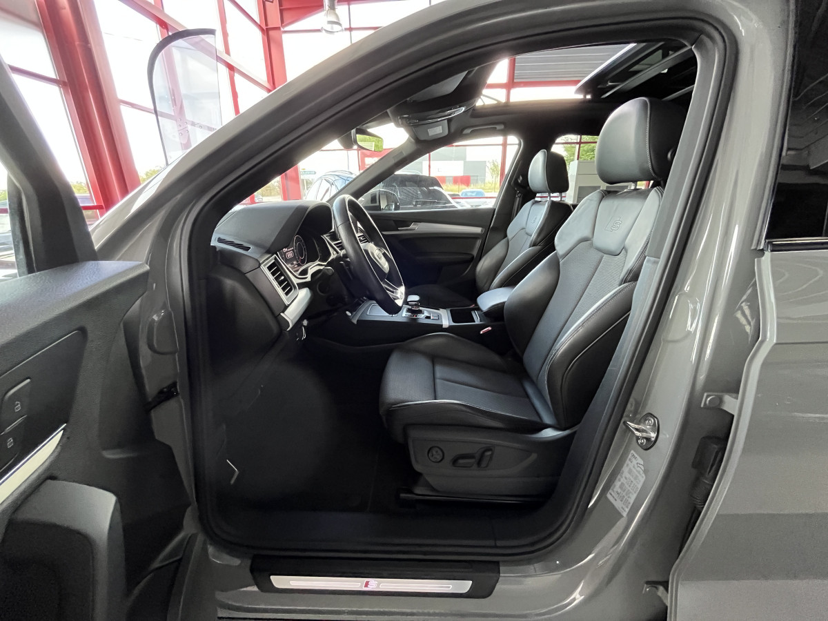 AUDI Q5 50 TDI 3,0 V6 286 BVA QUATTRO  TOIT PANORAMIQUE HIFI B&O VIRTUAL COCKPIT  KEYLESS CARPLAY GPS CAMERA MATRIX LED  REGULATEUR LIMITEUR PARK PILOT AFFICHAGE TETE HAUTE JANTES 20 EXCELLENT ETAT