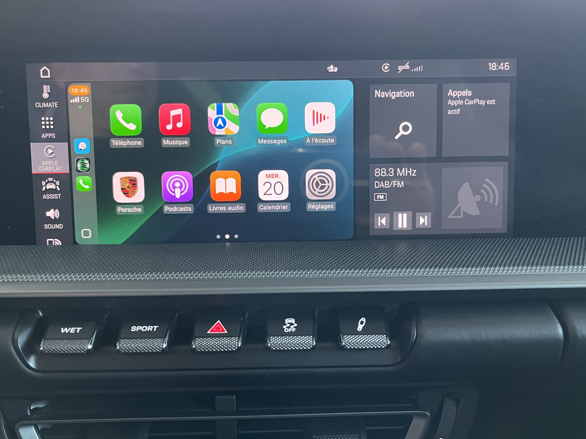 PORSCHE 911 ( 992 ) COUPE  CARRERA 4 S 3,0 450 BI-TURBO PDK TOIT OUVRANT GPS CAMERA 360 APPLE CARPLAY  PHARES MATRIX REGULATEUR ADAPTATIF HIFI BOSE ECHAPPEMENT SPORT JANTES RS SPYDER