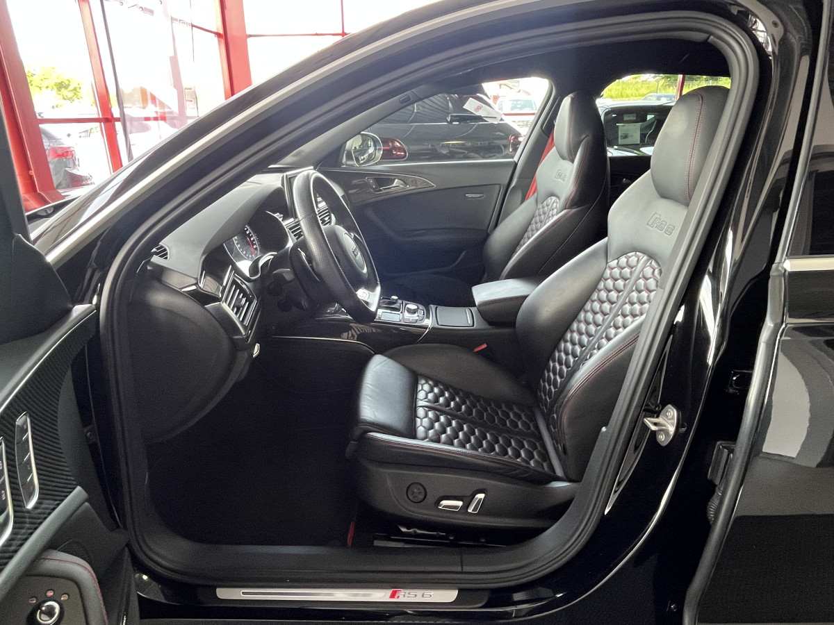 AUDI RS6 AVANT 4,0 V8 TFSI 560 QUATTRO GPS CAMERA KEYLESS HIFI BOSE MATRIX LED  DRIVE SELECT CARBON REGULATEUR SIEGES RECARO RS JANTES 20 EXCELLENT ETAT