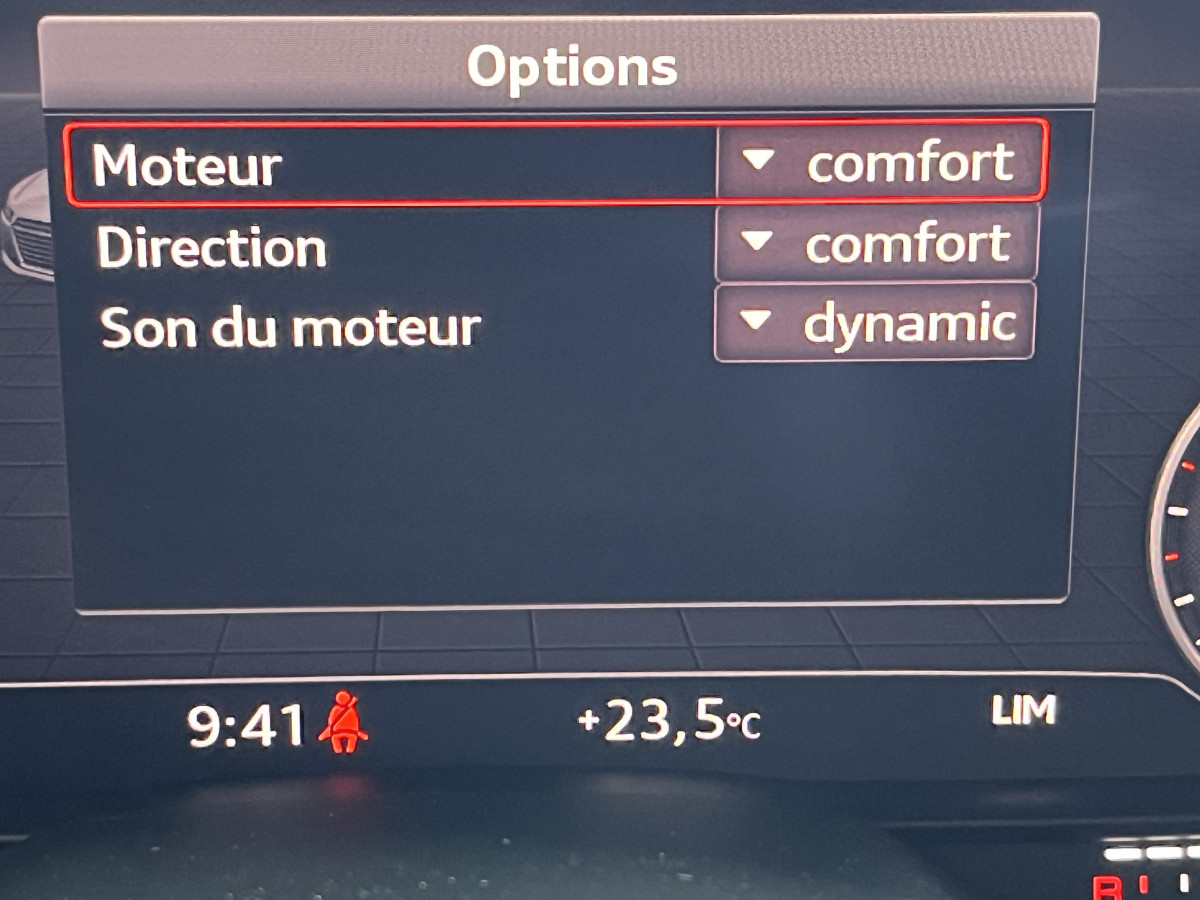 AUDI TT COUPÉ  2,0 TFSI 230 S-LINE GPS VIRTUAL COCKPIT AUDI SOUND  KEYLESS DRIVE SELECT REGULATEUR LIMITEUR  SIEGES RS FEUX FULL LED JANTES 19 RS EXCELLENT ETAT