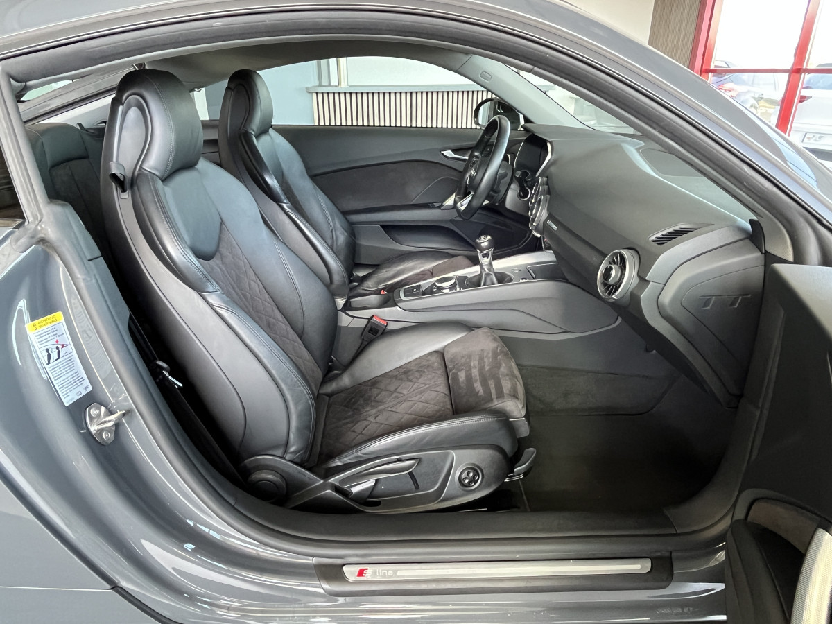 AUDI TT COUPÉ  2,0 TFSI 230 S-LINE GPS VIRTUAL COCKPIT AUDI SOUND  KEYLESS DRIVE SELECT REGULATEUR LIMITEUR  SIEGES RS FEUX FULL LED JANTES 19 RS EXCELLENT ETAT