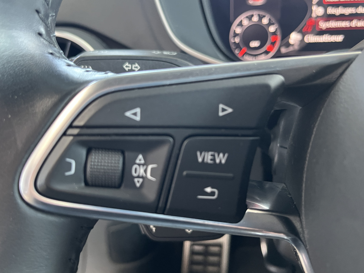 AUDI TT COUPÉ  2,0 TFSI 230 S-LINE GPS VIRTUAL COCKPIT AUDI SOUND  KEYLESS DRIVE SELECT REGULATEUR LIMITEUR  SIEGES RS FEUX FULL LED JANTES 19 RS EXCELLENT ETAT