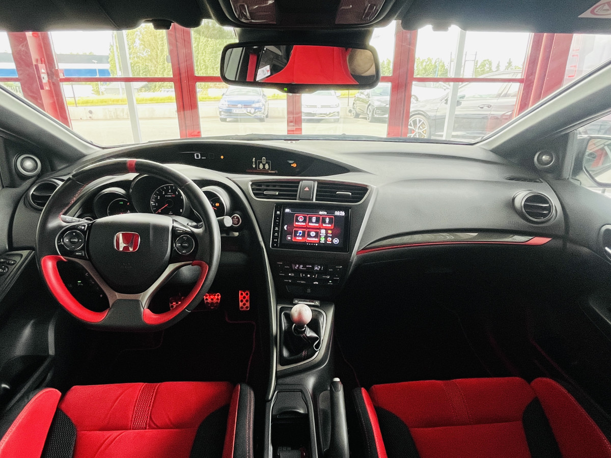 HONDA CIVIC 2,0 I-VTEC 310 TYPE R GT NUMEROTÉ R-02442 GPS CAMERA REGULATEUR KEYLESS FULL LED RECARO PARK PILOT  EXCELLENT ETAT