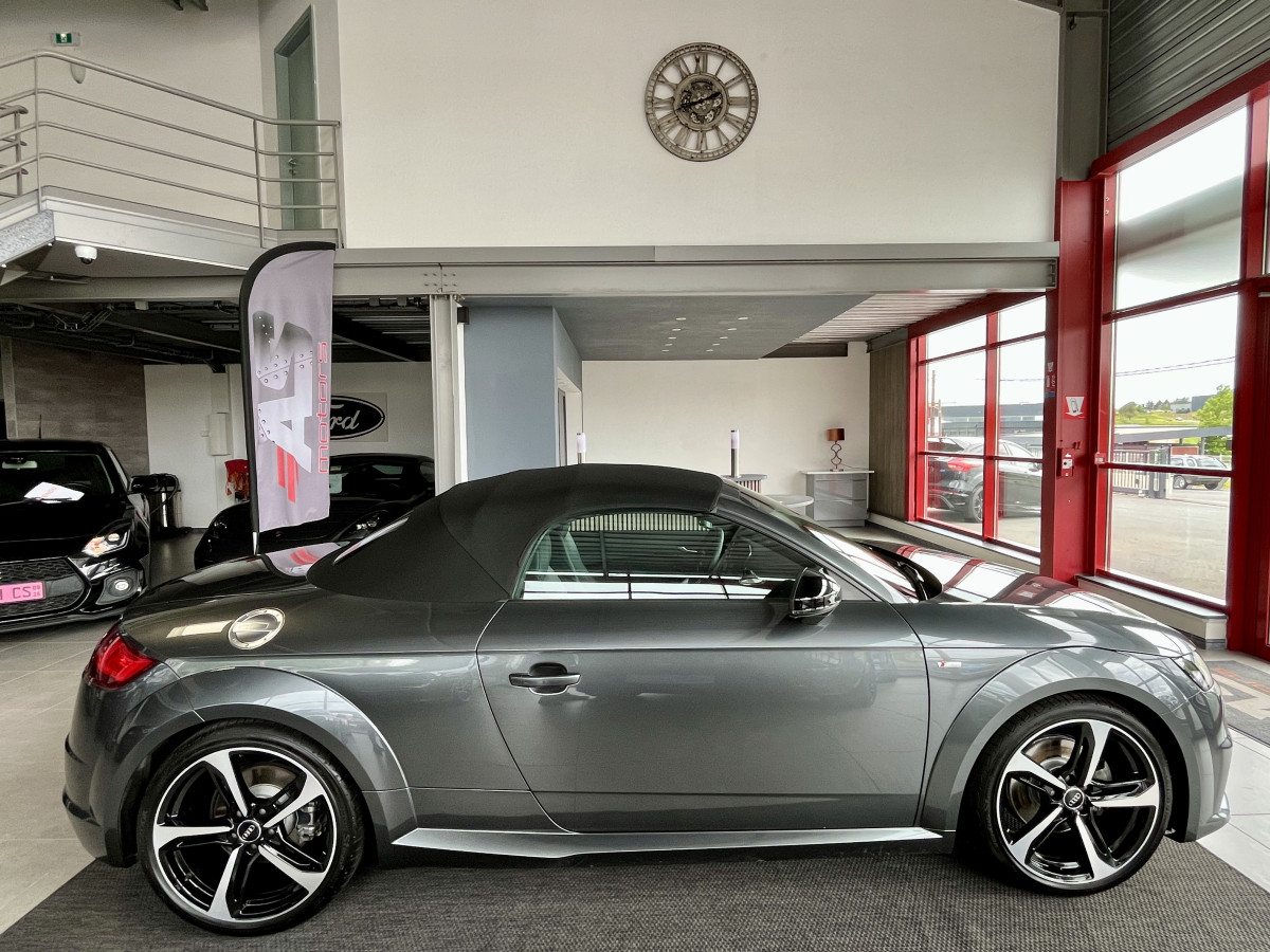 AUDI TT CABRIOLET 2,0 TFSI 230 S-LINE S-TRONIC7 QUATTRO  VIRTUAL COCKPIT HIFI B&O  KEYLESS DRIVE  SIEGES RS FEUX FULL LED JANTES 19 RS EXCELLENT ETAT