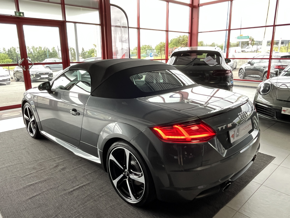 AUDI TT CABRIOLET 2,0 TFSI 230 S-LINE S-TRONIC7 QUATTRO  VIRTUAL COCKPIT HIFI B&O  KEYLESS DRIVE  SIEGES RS FEUX FULL LED JANTES 19 RS EXCELLENT ETAT