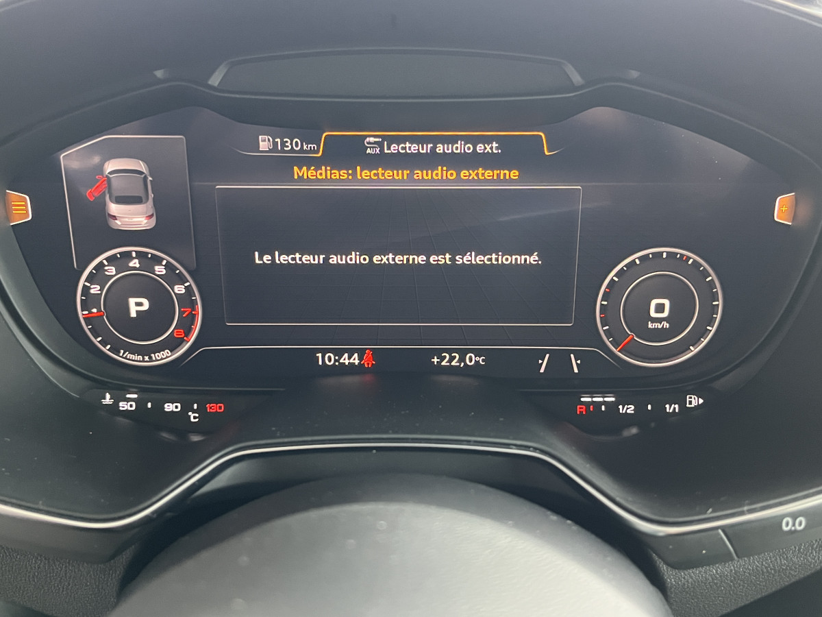 AUDI TT CABRIOLET 2,0 TFSI 230 S-LINE S-TRONIC7 QUATTRO  VIRTUAL COCKPIT HIFI B&O  KEYLESS DRIVE  SIEGES RS FEUX FULL LED JANTES 19 RS EXCELLENT ETAT