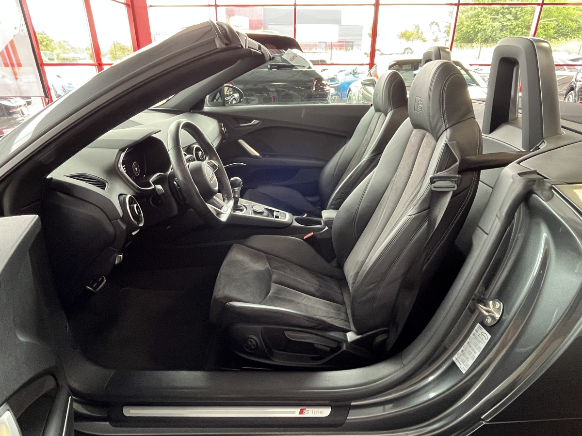 AUDI TT CABRIOLET 2,0 TFSI 230 S-LINE S-TRONIC7 QUATTRO  VIRTUAL COCKPIT HIFI B&O  KEYLESS DRIVE  SIEGES RS FEUX FULL LED JANTES 19 RS EXCELLENT ETAT