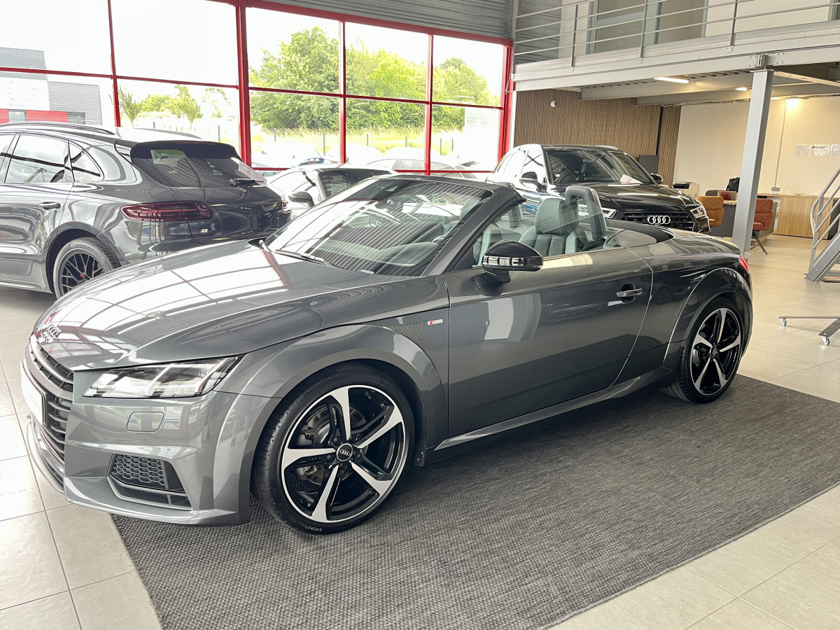 AUDI TT CABRIOLET 2,0 TFSI 230 S-LINE S-TRONIC7 QUATTRO  VIRTUAL COCKPIT HIFI B&O  KEYLESS DRIVE  SIEGES RS FEUX FULL LED JANTES 19 RS EXCELLENT ETAT