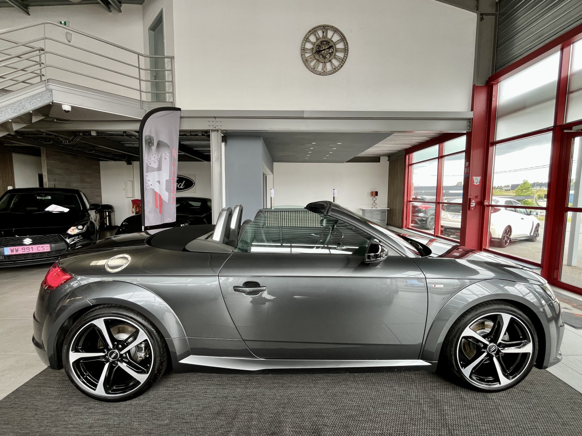 AUDI TT CABRIOLET 2,0 TFSI 230 S-LINE S-TRONIC7 QUATTRO  VIRTUAL COCKPIT HIFI B&O  KEYLESS DRIVE  SIEGES RS FEUX FULL LED JANTES 19 RS EXCELLENT ETAT