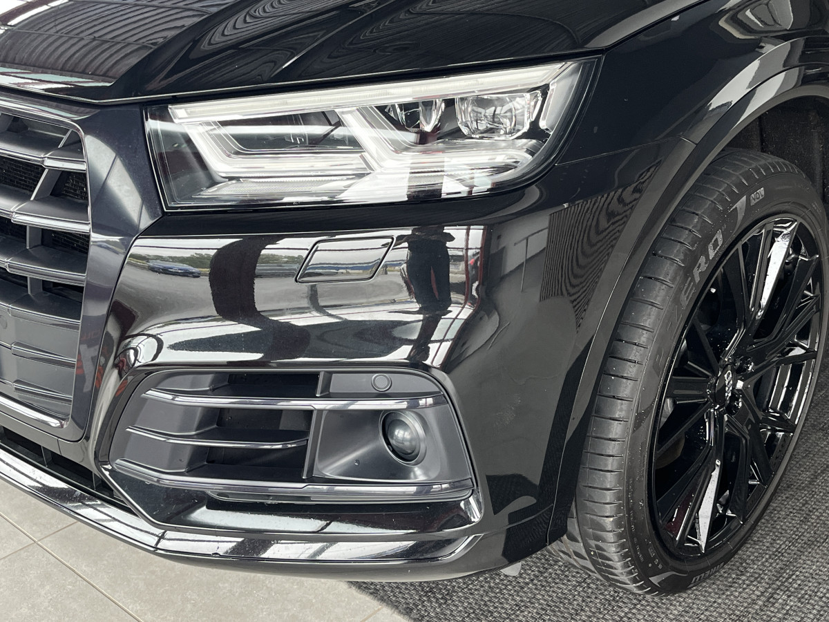 AUDI Q5 50 TDI 3,0 V6 286 BVA QUATTRO  TOIT PANORAMIQUE HIFI B&O VIRTUAL COCKPIT  KEYLESS CARPLAY GPS CAMERA MATRIX LED  SUSPENSION PNEUMATIQUE REGULATEUR LIMITEUR PARK PILOT  JANTES AUDI SPORT 21 EXCELLENT ETAT