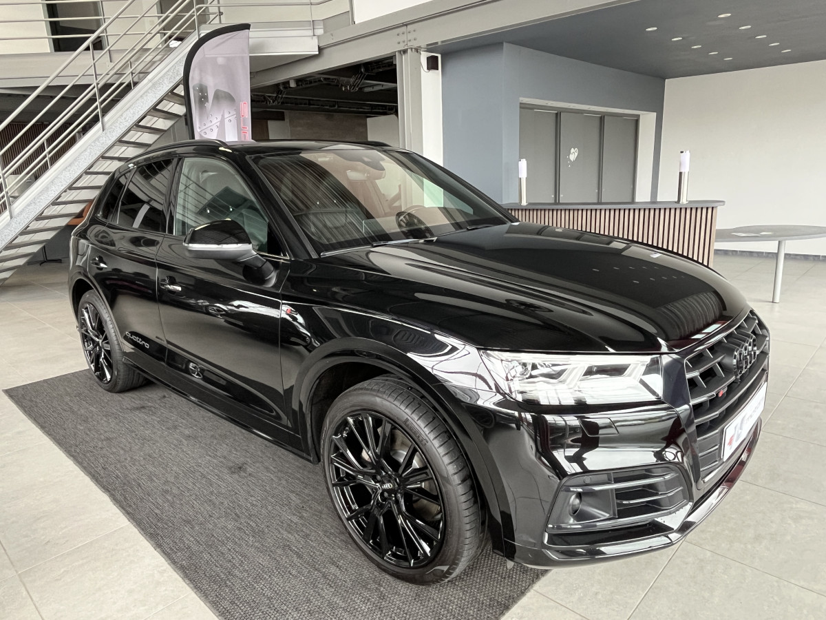AUDI Q5 50 TDI 3,0 V6 286 BVA QUATTRO  TOIT PANORAMIQUE HIFI B&O VIRTUAL COCKPIT  KEYLESS CARPLAY GPS CAMERA MATRIX LED  SUSPENSION PNEUMATIQUE REGULATEUR LIMITEUR PARK PILOT  JANTES AUDI SPORT 21 EXCELLENT ETAT