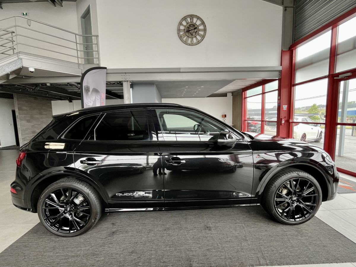 AUDI Q5 50 TDI 3,0 V6 286 BVA QUATTRO  TOIT PANORAMIQUE HIFI B&O VIRTUAL COCKPIT  KEYLESS CARPLAY GPS CAMERA MATRIX LED  SUSPENSION PNEUMATIQUE REGULATEUR LIMITEUR PARK PILOT  JANTES AUDI SPORT 21 EXCELLENT ETAT