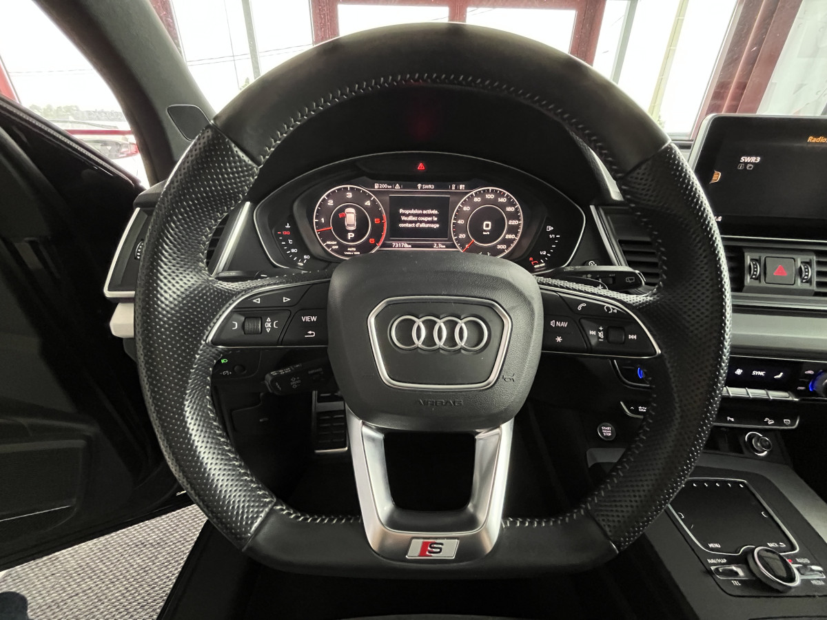 AUDI Q5 50 TDI 3,0 V6 286 BVA QUATTRO  TOIT PANORAMIQUE HIFI B&O VIRTUAL COCKPIT  KEYLESS CARPLAY GPS CAMERA MATRIX LED  SUSPENSION PNEUMATIQUE REGULATEUR LIMITEUR PARK PILOT  JANTES AUDI SPORT 21 EXCELLENT ETAT