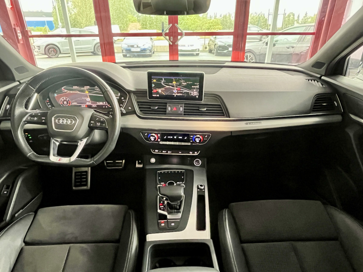 AUDI Q5 50 TDI 3,0 V6 286 BVA QUATTRO  TOIT PANORAMIQUE HIFI B&O VIRTUAL COCKPIT  KEYLESS CARPLAY GPS CAMERA MATRIX LED  SUSPENSION PNEUMATIQUE REGULATEUR LIMITEUR PARK PILOT  JANTES AUDI SPORT 21 EXCELLENT ETAT