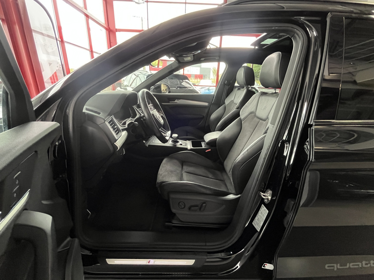 AUDI Q5 50 TDI 3,0 V6 286 BVA QUATTRO  TOIT PANORAMIQUE HIFI B&O VIRTUAL COCKPIT  KEYLESS CARPLAY GPS CAMERA MATRIX LED  SUSPENSION PNEUMATIQUE REGULATEUR LIMITEUR PARK PILOT  JANTES AUDI SPORT 21 EXCELLENT ETAT