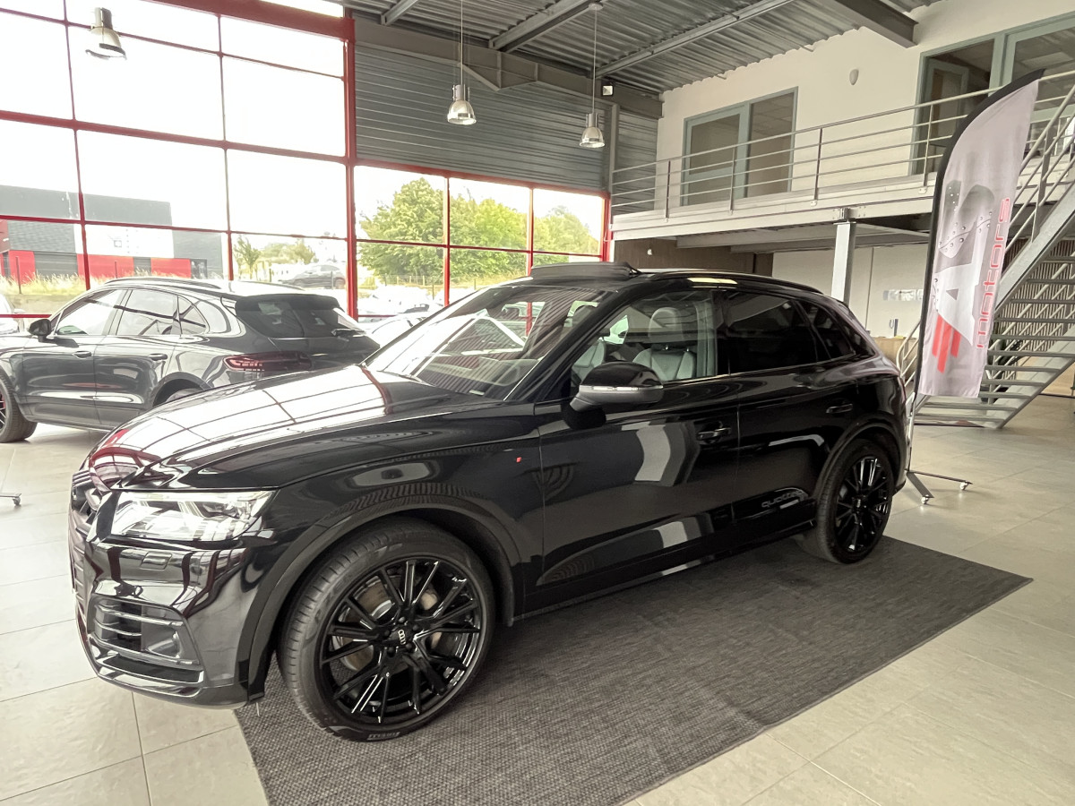 AUDI Q5 50 TDI 3,0 V6 286 BVA QUATTRO  TOIT PANORAMIQUE HIFI B&O VIRTUAL COCKPIT  KEYLESS CARPLAY GPS CAMERA MATRIX LED  SUSPENSION PNEUMATIQUE REGULATEUR LIMITEUR PARK PILOT  JANTES AUDI SPORT 21 EXCELLENT ETAT