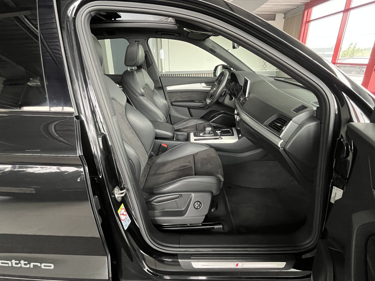 AUDI Q5 50 TDI 3,0 V6 286 BVA QUATTRO  TOIT PANORAMIQUE HIFI B&O VIRTUAL COCKPIT  KEYLESS CARPLAY GPS CAMERA MATRIX LED  SUSPENSION PNEUMATIQUE REGULATEUR LIMITEUR PARK PILOT  JANTES AUDI SPORT 21 EXCELLENT ETAT