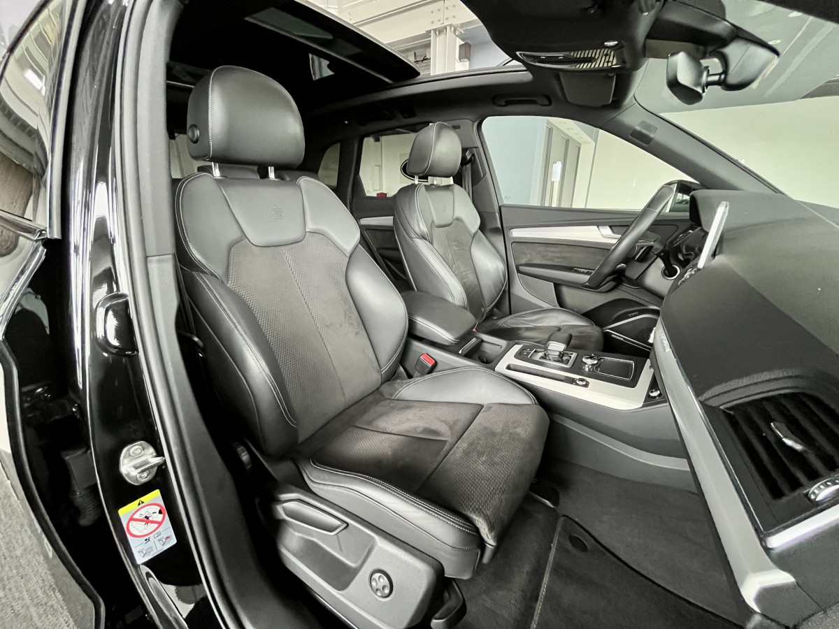 AUDI Q5 50 TDI 3,0 V6 286 BVA QUATTRO  TOIT PANORAMIQUE HIFI B&O VIRTUAL COCKPIT  KEYLESS CARPLAY GPS CAMERA MATRIX LED  SUSPENSION PNEUMATIQUE REGULATEUR LIMITEUR PARK PILOT  JANTES AUDI SPORT 21 EXCELLENT ETAT