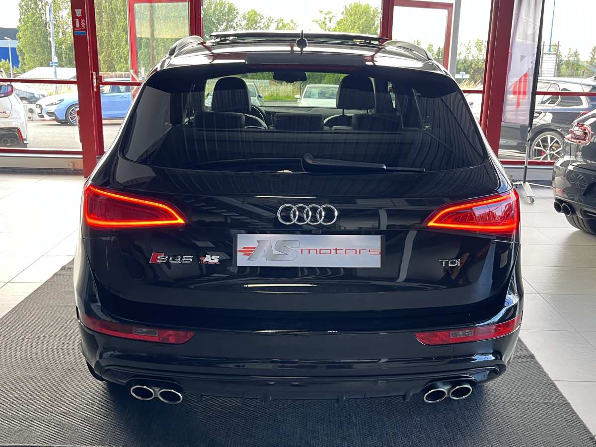 AUDI SQ5 3,0 V6 TDI 340 PLUS  BVA8 QUATTRO  ATTELAGE TOIT PANORAMIQUE OUVRANT  GPS CAMERA HIFI B&O REGULATEUR ADAPTATIF  KEYLESS BI-XENON  PARK PILOT DRIVE SELECT SIEGES MATELASSÉ JANTES 21 EXCELLENT ETAT
