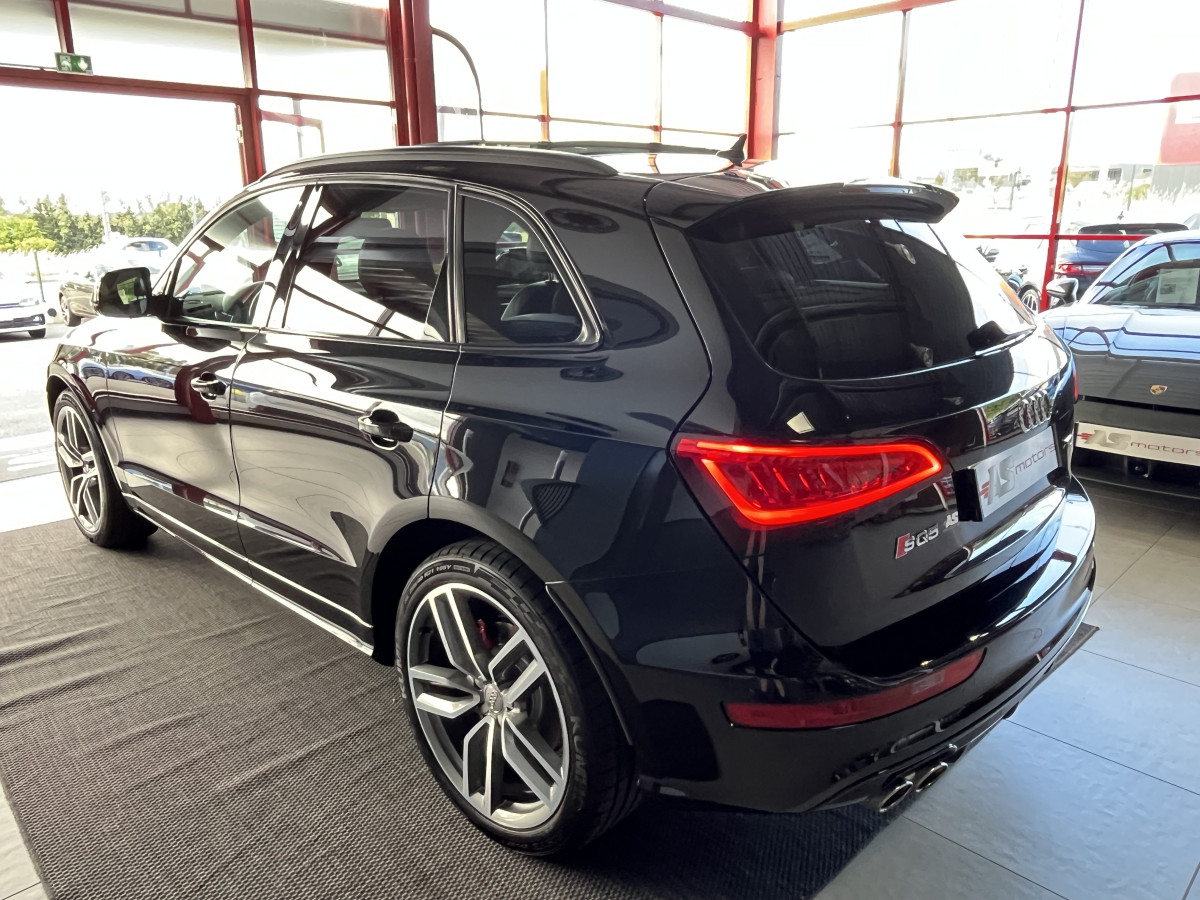AUDI SQ5 3,0 V6 TDI 340 PLUS  BVA8 QUATTRO  ATTELAGE TOIT PANORAMIQUE OUVRANT  GPS CAMERA HIFI B&O REGULATEUR ADAPTATIF  KEYLESS BI-XENON  PARK PILOT DRIVE SELECT SIEGES MATELASSÉ JANTES 21 EXCELLENT ETAT