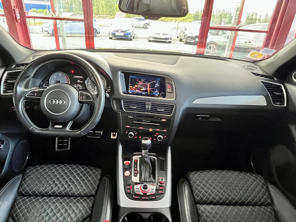AUDI SQ5 3,0 V6 TDI 340 PLUS  BVA8 QUATTRO  ATTELAGE TOIT PANORAMIQUE OUVRANT  GPS CAMERA HIFI B&O REGULATEUR ADAPTATIF  KEYLESS BI-XENON  PARK PILOT DRIVE SELECT SIEGES MATELASSÉ JANTES 21 EXCELLENT ETAT