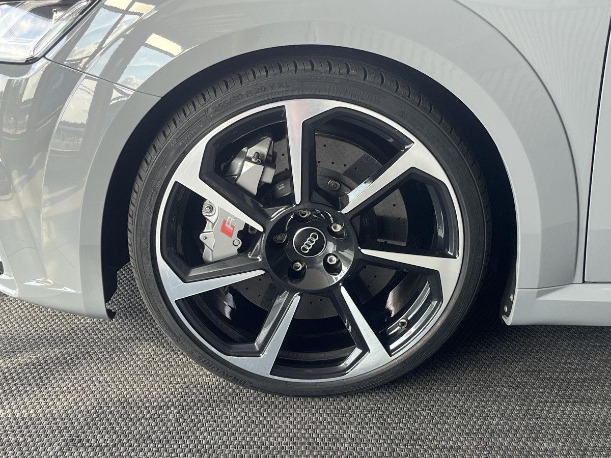 AUDI TTRS 2,5 TFSI 400 QUATTRO S-TRONIC 7 GPS CAMERA PACK CARBON  AUDI MAGNETIC RIDE  DRIVE SELECT REGULATEUR LIMITEUR  ECHAPPEMENT RS HIFI B&O SIEGES RS FEUX FULL LED EXCELLENT ETAT