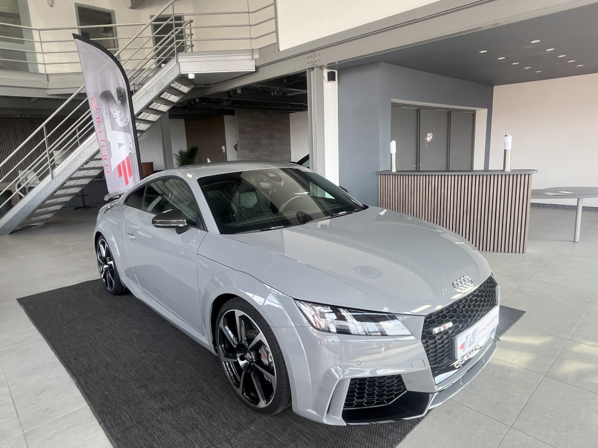 AUDI TTRS 2,5 TFSI 400 QUATTRO S-TRONIC 7 GPS CAMERA PACK CARBON  AUDI MAGNETIC RIDE  DRIVE SELECT REGULATEUR LIMITEUR  ECHAPPEMENT RS HIFI B&O SIEGES RS FEUX FULL LED EXCELLENT ETAT