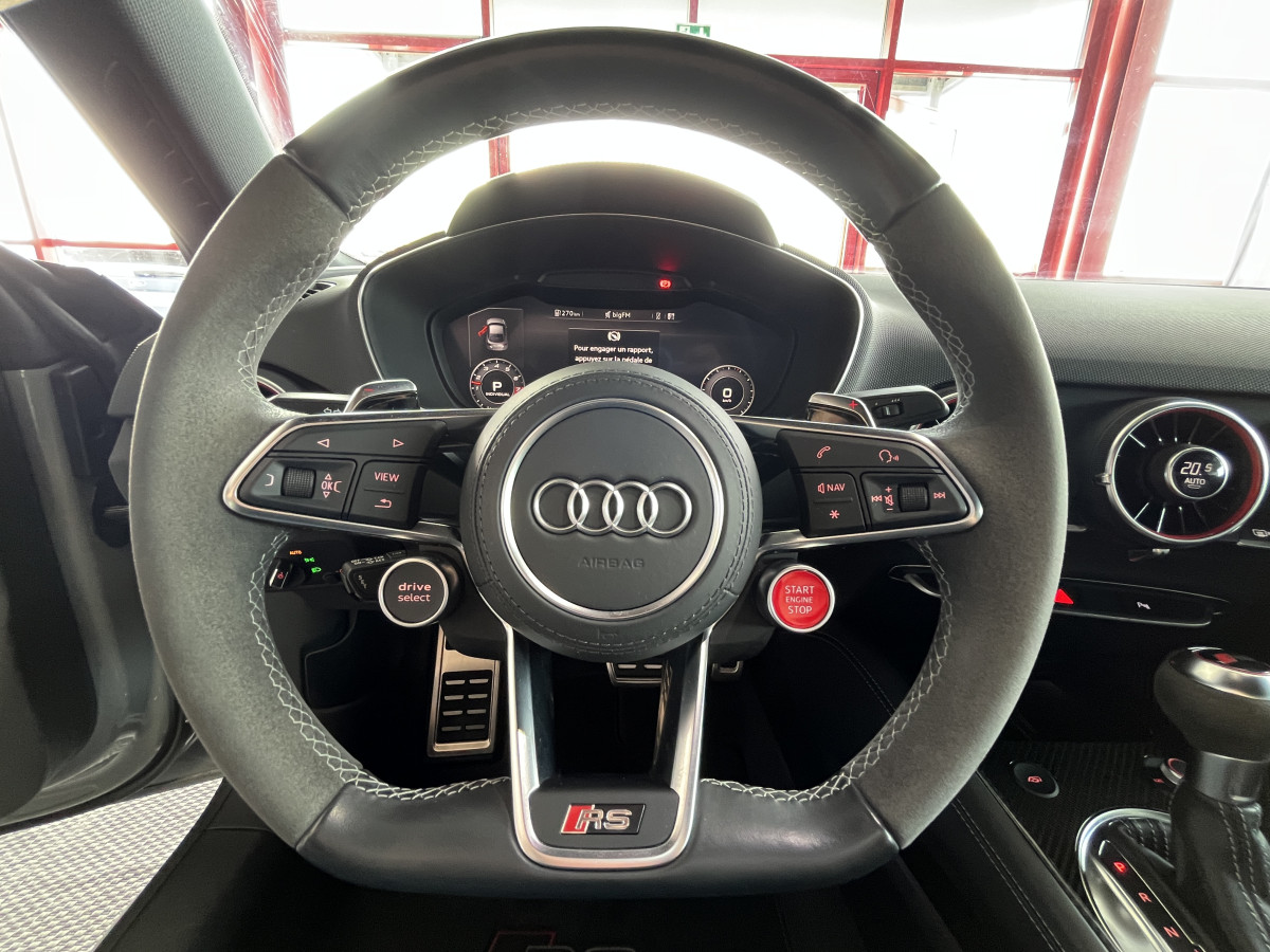 AUDI TTRS 2,5 TFSI 400 QUATTRO S-TRONIC 7 GPS CAMERA PACK CARBON  AUDI MAGNETIC RIDE  DRIVE SELECT REGULATEUR LIMITEUR  ECHAPPEMENT RS HIFI B&O SIEGES RS FEUX FULL LED EXCELLENT ETAT