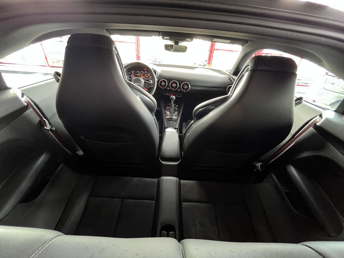 AUDI TTRS 2,5 TFSI 400 QUATTRO S-TRONIC 7 GPS CAMERA PACK CARBON  AUDI MAGNETIC RIDE  DRIVE SELECT REGULATEUR LIMITEUR  ECHAPPEMENT RS HIFI B&O SIEGES RS FEUX FULL LED EXCELLENT ETAT