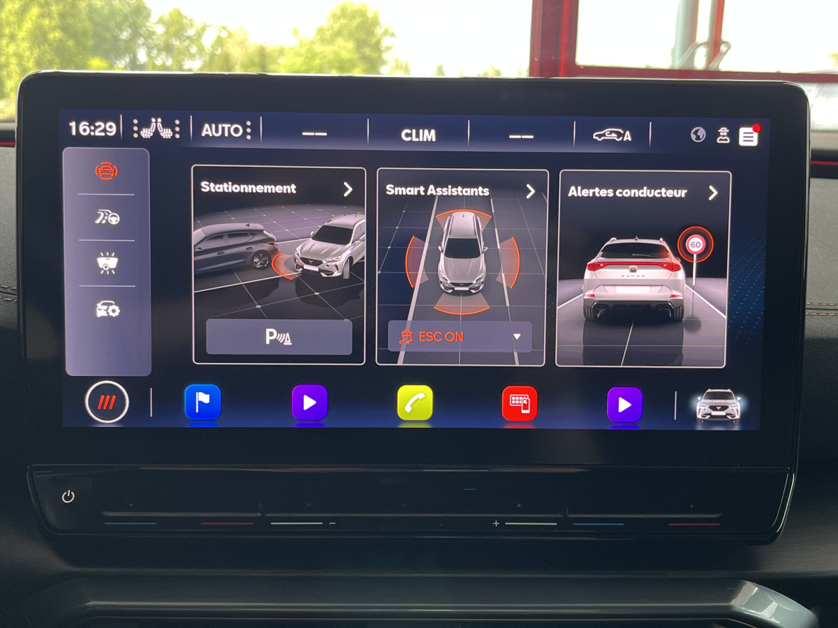 CUPRA FORMENTOR 2,0 TDI 150  GPS CAMERA KEYLESS FULL LED APPLE CARPLAY VIRTUAL COCKPIT PARK PILOT DRIVE PROFILE REGULATEUR LIMITEUR JANTES 19 PACK HIVER EXCELLENT ETAT